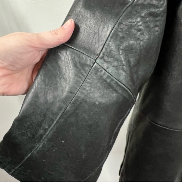 Wilson’s Leather Pelle Studio Insulated Leather Jacket Coat - Picture 11 of 15